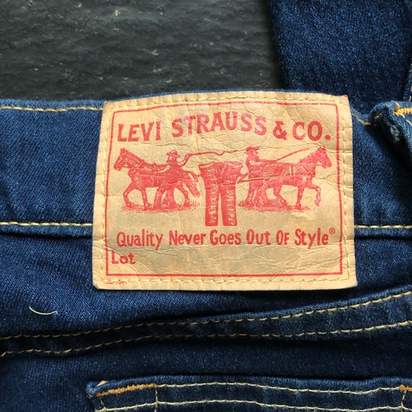 LEVI STRAUSS & CO.] Y2K Limited edition boots cut Denim Jean - Picture 7 of 10